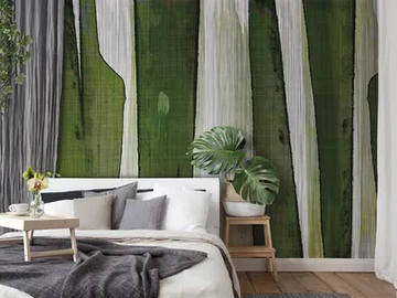 TEXTILE GREENVISION - Vinyl or fyber glass wallpaper by N.O.W. Edizioni - view 2